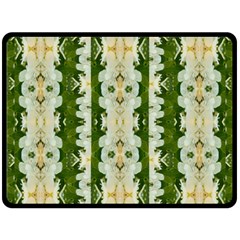 Fantasy Jasmine Paradise Bloom Fleece Blanket (large)  by pepitasart