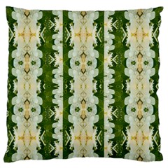 Fantasy Jasmine Paradise Bloom Large Flano Cushion Case (two Sides) by pepitasart