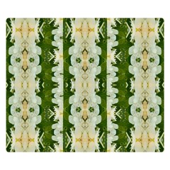 Fantasy Jasmine Paradise Bloom Double Sided Flano Blanket (small)  by pepitasart