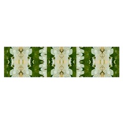 Fantasy Jasmine Paradise Bloom Satin Scarf (oblong) by pepitasart