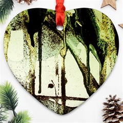 There Is No Promissed Rain 5 Ornament (heart) by bestdesignintheworld