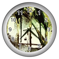 There Is No Promissed Rain 5 Wall Clock (silver) by bestdesignintheworld