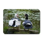 Muscovy Ducks at the Pond Small Doormat  24 x16  Door Mat