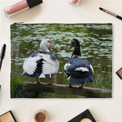 Muscovy Ducks At The Pond Cosmetic Bag (xl) by IIPhotographyAndDesigns