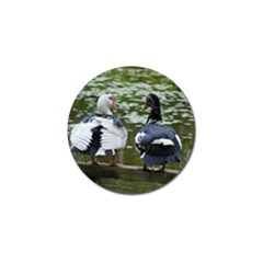 Muscovy Ducks At The Pond Golf Ball Marker (10 Pack) by IIPhotographyAndDesigns