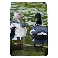 Muscovy Ducks At The Pond Flap Covers (s)  by IIPhotographyAndDesigns