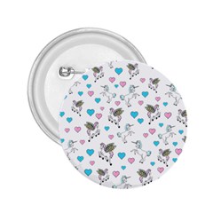 Unicorn, Pegasus And Hearts 2 25  Button by IIPhotographyAndDesigns