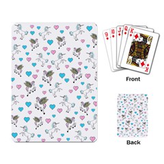 Unicorn, Pegasus And Hearts Playing Cards Single Design by IIPhotographyAndDesigns