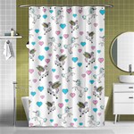 Unicron, Pegasus and Hearts Shower Curtain 48  x 72  (Small)  Curtain(48  X 72 ) - 42.18 x64.8  Curtain(48  X 72 )