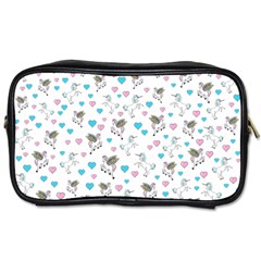 Unicorn, Pegasus And Hearts Toiletries Bags 2-side by IIPhotographyAndDesigns