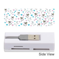 Unicorn, Pegasus And Hearts Memory Card Reader (stick) by IIPhotographyAndDesigns