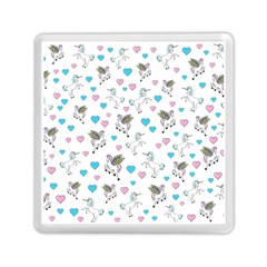 Unicorn, Pegasus And Hearts Memory Card Reader (square) by IIPhotographyAndDesigns