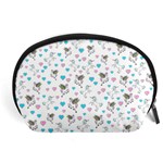 Unicorn, Pegasus and Hearts Accessory Pouches (Large)  Front