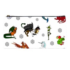 Dundgeon And Dragons Dice And Creatures Pencil Cases by IIPhotographyAndDesigns