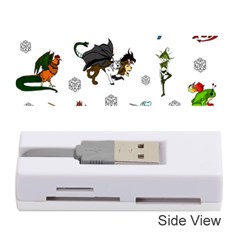 Dundgeon And Dragons Dice And Creatures Memory Card Reader (stick) by IIPhotographyAndDesigns