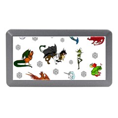 Dundgeon And Dragons Dice And Creatures Memory Card Reader (mini) by IIPhotographyAndDesigns