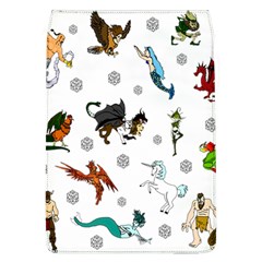 Dundgeon And Dragons Dice And Creatures Flap Covers (l)  by IIPhotographyAndDesigns