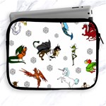 Dundgeon and Dragons Dice and Creatures Apple iPad 2/3/4 Zipper Cases Front