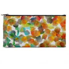 Colorful Paint Brushes On A White Background                                  Pencil Case by LalyLauraFLM