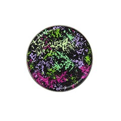 Misc Shapes On A Black Background                                         Hat Clip Ball Marker by LalyLauraFLM