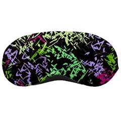 Misc Shapes On A Black Background                                         Sleeping Mask by LalyLauraFLM