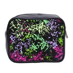 Misc shapes on a black background                                         Mini Toiletries Bag (Two Sides) Back