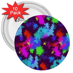 Paint spots texture                                         3  Button (10 pack)