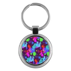 Paint spots texture                                         Key Chain (Round)