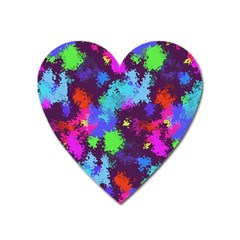 Paint spots texture                                         Magnet (Heart)