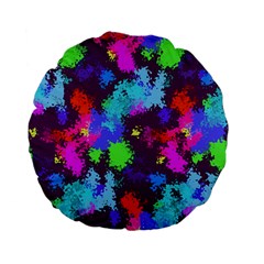 Paint spots texture                                   Standard 15  Premium Flano Round Cushion