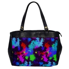 Paint spots texture                                         Oversize Office Handbag