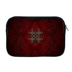 Decorative Celtic Knot On Dark Vintage Background Apple Macbook Pro 17  Zipper Case by FantasyWorld7