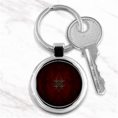 Decorative Celtic Knot On Dark Vintage Background Key Chains (round)  by FantasyWorld7