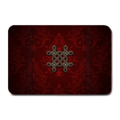 Decorative Celtic Knot On Dark Vintage Background Plate Mats by FantasyWorld7