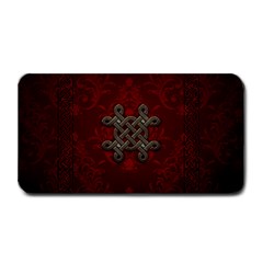 Decorative Celtic Knot On Dark Vintage Background Medium Bar Mats by FantasyWorld7