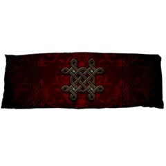 Decorative Celtic Knot On Dark Vintage Background Body Pillow Case (dakimakura) by FantasyWorld7