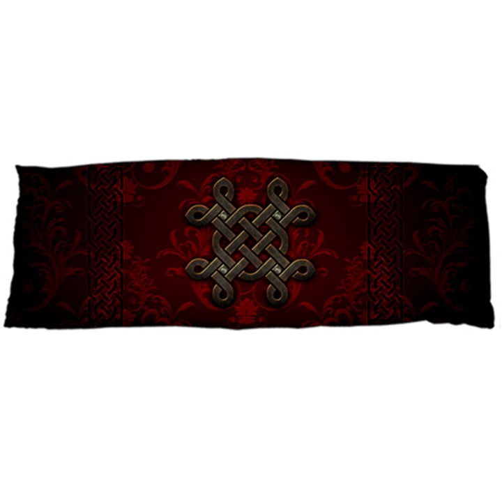 Decorative Celtic Knot On Dark Vintage Background Body Pillow Case Dakimakura (Two Sides)