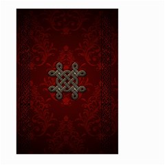 Decorative Celtic Knot On Dark Vintage Background Large Garden Flag (two Sides) by FantasyWorld7