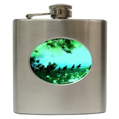 Hot Day In Dallas 36 Hip Flask (6 Oz) by bestdesignintheworld