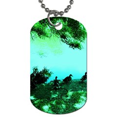 Hot Day In Dallas 36 Dog Tag (two Sides) by bestdesignintheworld