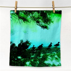 Hot Day In Dallas 36 Face Towel by bestdesignintheworld