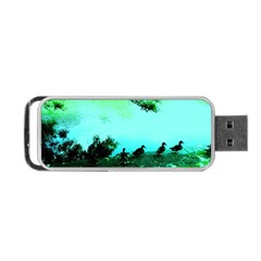 Hot Day In Dallas 36 Portable Usb Flash (two Sides) by bestdesignintheworld