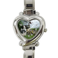 Muscovy Family Heart Italian Charm Watch by IIPhotographyAndDesigns