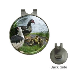 Muscovy Family Hat Clips With Golf Markers by IIPhotographyAndDesigns