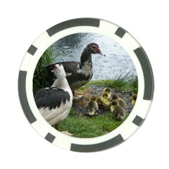 Muscovy Family Poker Chip Card Guard by IIPhotographyAndDesigns