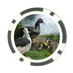 Muscovy Family Poker Chip Card Guard Back