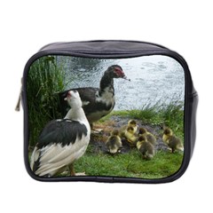 Muscovy Family Mini Toiletries Bag 2-side by IIPhotographyAndDesigns