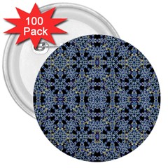 Oriental Ornate Pattern 3  Buttons (100 Pack)  by dflcprints