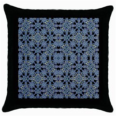 Oriental Ornate Pattern Throw Pillow Case (black) by dflcprints