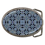 Oriental Ornate Pattern Belt Buckles Front